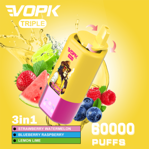 EU Warehouse VOPK Triple 3in1 60000 Puffs Disposable Vape Wholesale - [VapzVape]