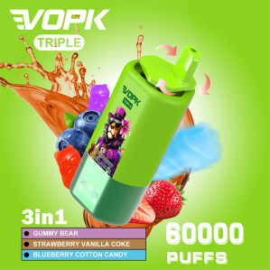 EU Warehouse VOPK Triple 3in1 60000 Puffs Disposable Vape Wholesale - [VapzVape]