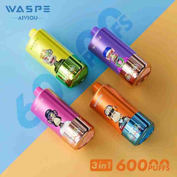 EU-Lager WASPE 3IN1 60000 Puffs Einweg Vape Großhandel – [VapzVape]