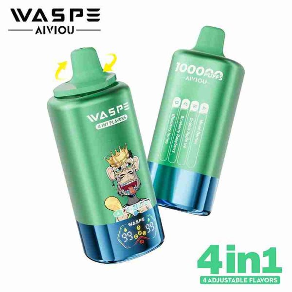 EU Warehouse WASPE 4 in 1 100k Puffs Disposable Vape Wholesale - [VapzVape]