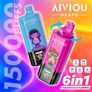 EU-Lager WASPE AIVIOU 6 in 1 150k Puffs Einweg Vape Großhandel – [VapzVape]