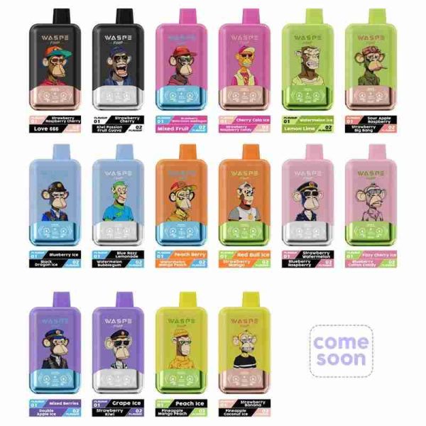 EU Warehouse WASPE Fihp 2 in 1 40000 Puffs Disposable Vape Wholesale - [VapzVape]