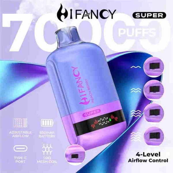 EU Warehouse HIFANCY SUPER 70000 Puffs Disposable Vape Wholesale - [VapzVape]