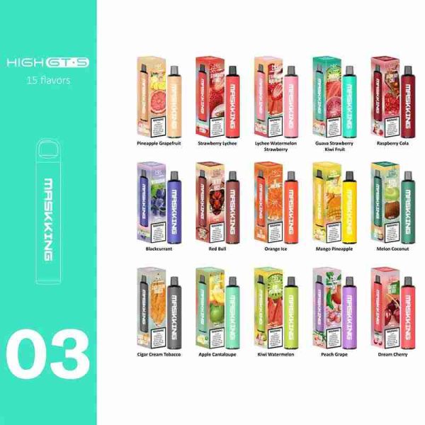 MASKKING HIGH GTS 2500 Puffs Disposable Vape Wholesale - [VapzVape]