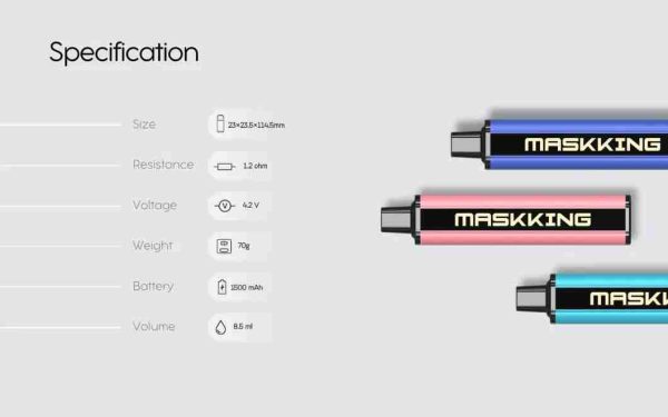 Maskking Super CC 2500 Puffs Disposable Vape Wholesale - [VapzVape]