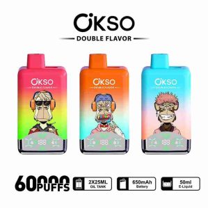 OKSO Double Flavors 60000 Puffs Einweg-E-Zigarette Vape Großhandel – [VapzVape]