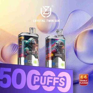 EU-Lager UZY CRYSTAL TWIN 50000 Puffs Einweg Vape Großhandel – [VapzVape]