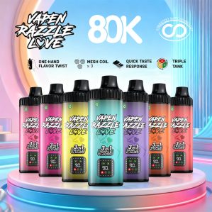 VAPEN RAZZLE LOVE 3IN1 80000 Puffs – Bild 3