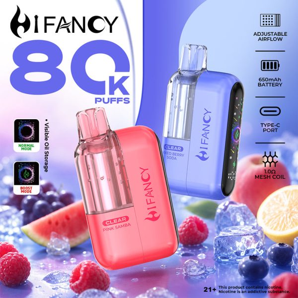 HIFANCY CLEAR 80000 Puffs - 图片 2